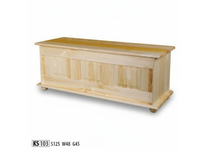 Vollhouten opbergdoos Houten kist Deksel Grenen Handgemaakt Kist Dozen 125x45