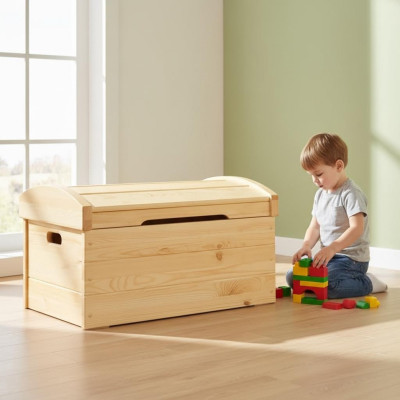 Deko Box massief houten meubels houten meubels handgemaakt doos kist massief hout 77x48cm