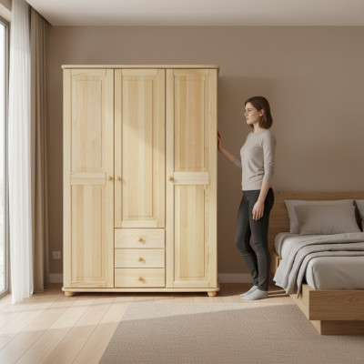 Kledingkast Ontwerp Kledingkasten Massief Hout Massieve Meubels Kasten Nieuw