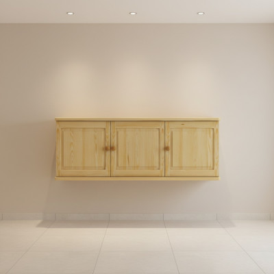 Kleine kast bovenop houten kast Echt hout handgemaakt Massief houten meubels Nieuw