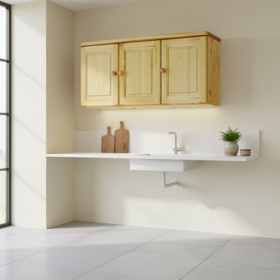 Kast Bovenkant Kledingkast handgemaakte houten verlenging Hout Echt hout
