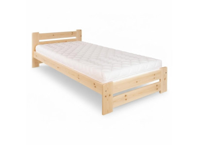 Bed Eenpersoonsbed Grenen bed Grenen massief houten bed 100x200 Bedframe Hout