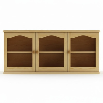 Wandkast Hangkast Opbergkast Keuken Bad Massief houten meubels Massief houten vitrine