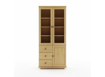 Vitrine Woonkamer Meubels Dressoir Hout Vitrines Glazen Kast Massief Hout