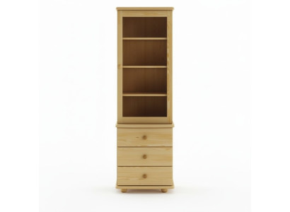 Vitrine Woonkamer meubels hout Vitrines Glazen kast Plank Dressoir Nieuw Massief