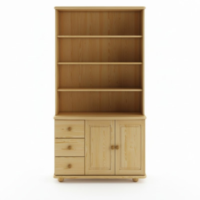 Boekenkast Boekenwand Houten rek Plank Kast Wandkast Houten meubels Handgemaakt