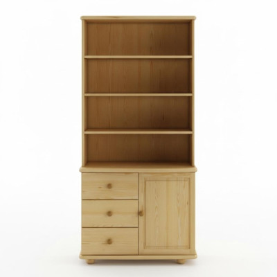 Echt vakmanschap massief houten kast wandkast kasten vitrine hoog vitrines