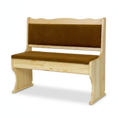 Houten bank Zitbank 100 cm grenen massief houten meubelen Keukenbank Echt hout