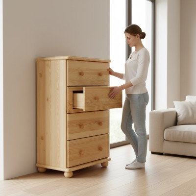 Kast Dressoir Ontwerp Lowboard Dressoir Echt Hout Buffet Laden