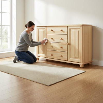 Kommoden Massief dressoir Sideboard Echt houten kasten Nieuw dressoir meubels Kast