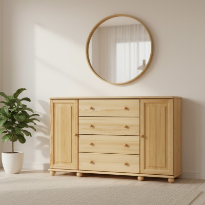 Massief dressoir buffet dressoir kast meubels ladenkasten massief hout tv-kast nieuw