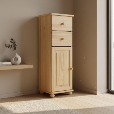 Dressoir ladenkast rek houten kast massief hout, handgemaakt houten meubels bruin