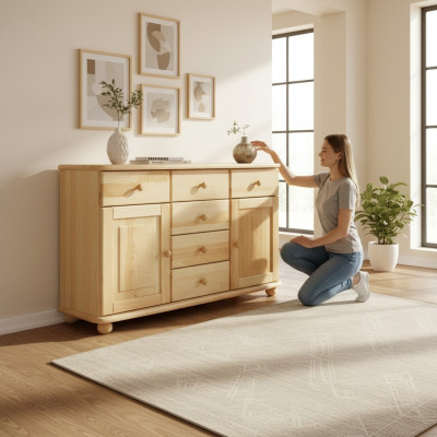 Massieve laden echt houten kasten Nieuw dressoir meubels ladenkast kast Sideboard