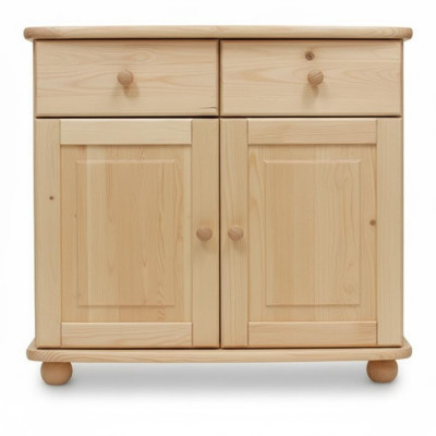 Massieve dressoirzijde Kast Echt hout Kasten Dressoir Meubels Laden