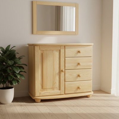 Ontwerp dressoir handgemaakt hout dressoir nieuw massief hout meubilair nieuwe dressoir kast