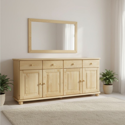 Massief dressoir buffetkast kast meubels echt hout kasten nieuw dressoir het dressoir