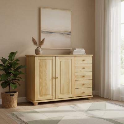 Massief dressoir sideboard meubels ladenkasten massief hout kasten nieuw dressoir kast