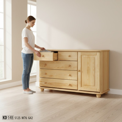 Laden Massief Laden Nieuw Dressoir Meubels Kast Sideboard Massief Houten Kasten