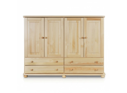 Laden Design Lowboard Buffet Kast Echt Hout Dressoirs Sideboard