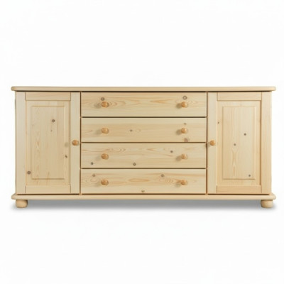 Dressoir Massief commode Sideboard Kast Meubels Ladenkast Massief hout Lowboard Nieuw