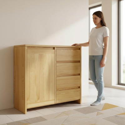 Kasten Massief dressoir Kasten Nieuw dressoir Meubels Kast Dressoir Echt hout