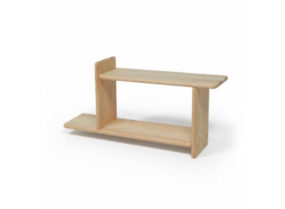 Handgemaakt wandrek plank boekenplank woonwand woonkamer muurplank massief hout