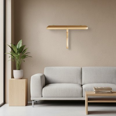 Handgemaakt wandrek plank boekenkast boekenplank woonwand woonkamer plank