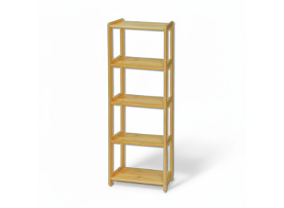 Houten rek boekenkast wandplank archiefkast kast kantoor staande plank massief hout nieuw