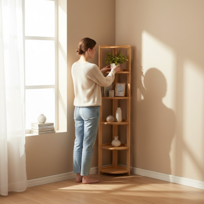 Hoekplank Planken Kast Woonkamer Wandkasten Kantoorplanken Echt Hout Massief