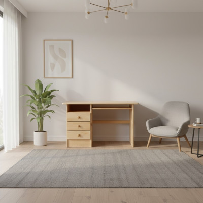 Bureau Echt Hout Massieve Tafel Kantoor Meubels Massief Houten Tafel