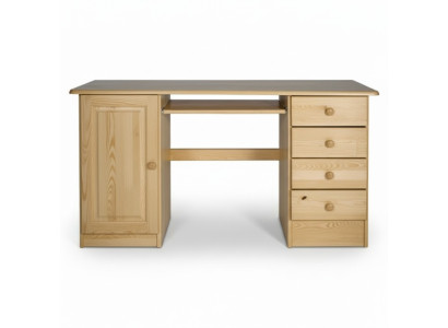 Schrijftafel computerbureau schrijftafel massief hout massief houten tafel kantoormeubelen tafels