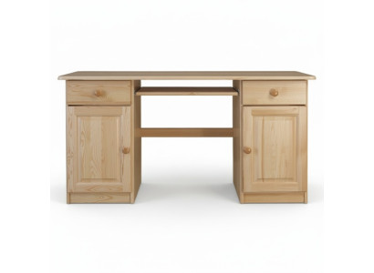 Schrijftafel Houten tafel Kantoor tafel Tafel Kantoormeubilair Massief hout Computertafel