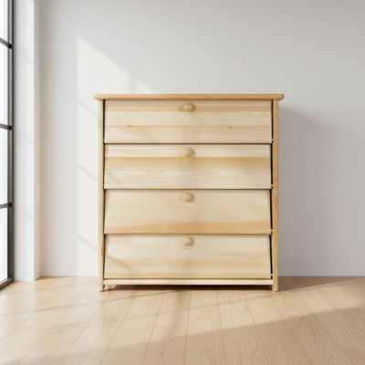 Schoenenkast 4 lade dressoir Massief houten meubelen Schoenenkast Schoenenrek