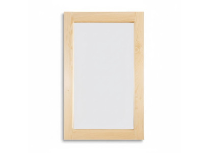 Handgemaakte spiegel van echt hout met een massief frame van dennenhout. Wandspiegel 50 * 80 cm. Nieuw.