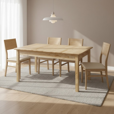 Eettafel Tafel Hout Eettafels Tafels Massieve Meubels Massiefhout Echt hout Massief Nieuw