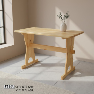 Eettafel Hout Tafels Woon Eetkamer Tafel 120x60 Massief Houten Eettafels Echt Hout
