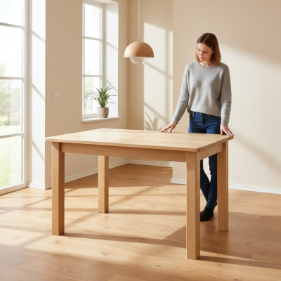 Eettafel Houten Tafels Woon Eetkamer 150x75 Massief houten Eettafels Echt houten Tafel