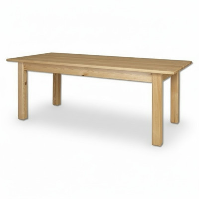 Tafel Eettafel Massief meubilair Eetkamer 200x90cm Echt hout Massief nieuw Tafels