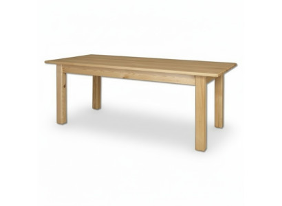 Tafel Eettafel Massief meubilair Eetkamer 200x90cm Echt hout Massief nieuw Tafels