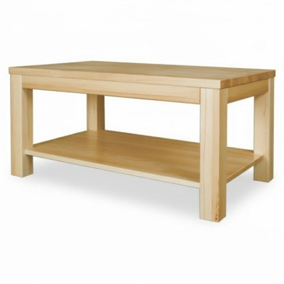 Houten salontafels van massief hout, woonkamermeubelen 120x70cm massieve tafels