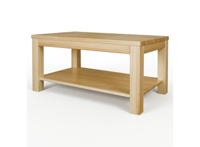 Houten salontafels van massief hout, woonkamer meubels 120x70cm massief tafels.