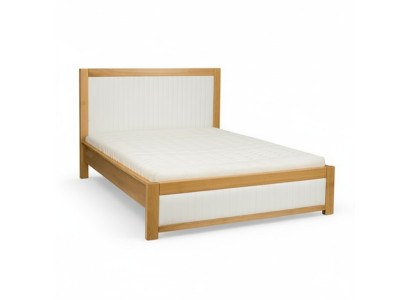 Echt houten bedden Houten bed Tweepersoonsbed Gestoffeerd bed met de hand gemaakt Echt houten bed Nieuw