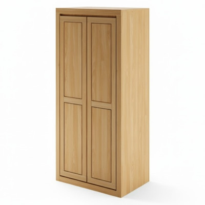 Kledingkast eiken kast massief hout slaapkamerkast kasten nieuw.