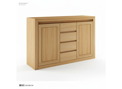 Ontwerper dressoir zijdelings laag plank kledingkast plank voor woonkamer massief hout