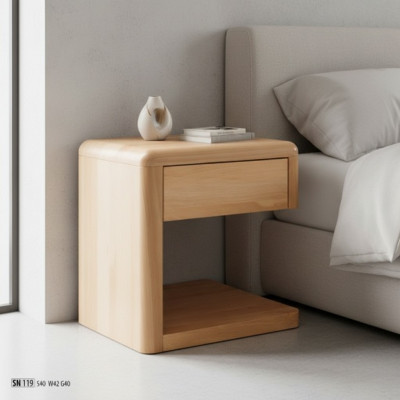 Ontwerp massief houten consoles nachtkastjes echte houten massieve.