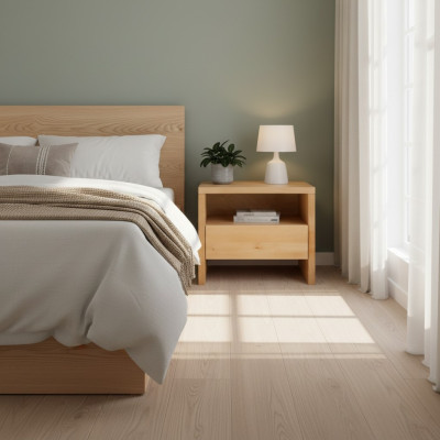 Nachtkastje Nachtkastje Nachtkastje Kommode 1 lade echt handgemaakt hout