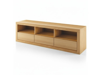 Dressoir TV Lowboard TV kast Woonkamer Handgemaakt Massief houten kast Hout