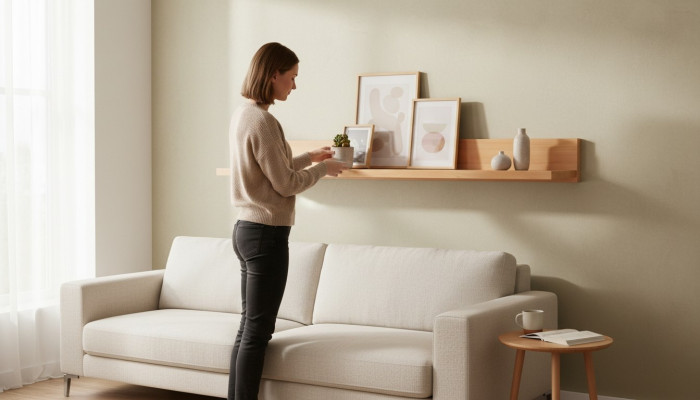 Opberghotelstijl Woonkamer Wandplank Boekenplanken Kast Rekken 125x25cm