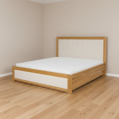 Massief houten tweepersoonsbed beuken slaapkamer meubels hout nieuw 180x200cm