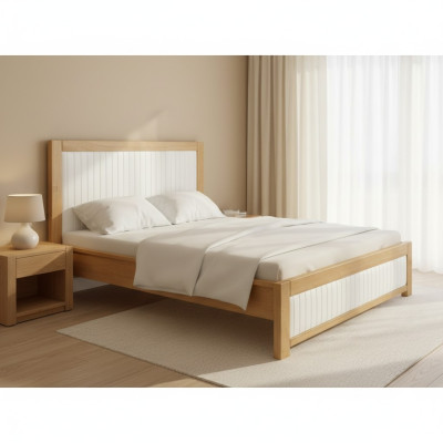 Bed massief hout dubbel huwelijksbed beuken slaapkamermeubels hout 180x200cm nieuw
